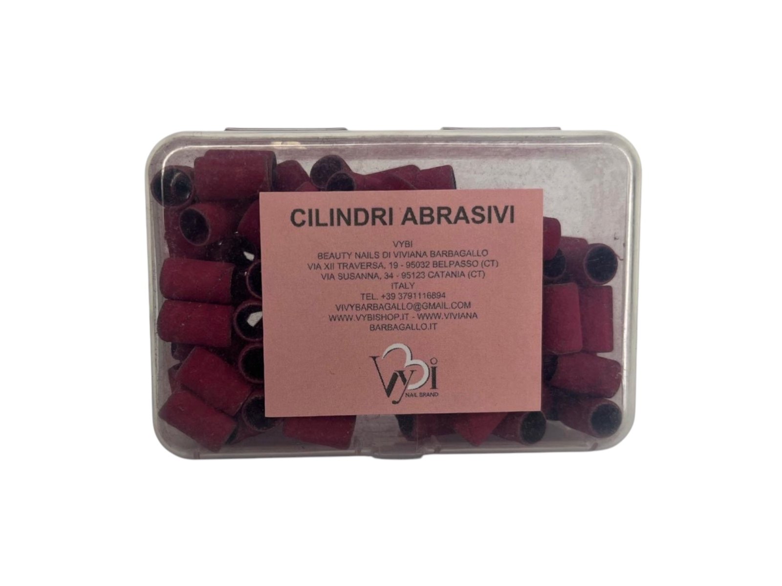 BOX 100 CILINDRI ABRASIVI GRANA 180