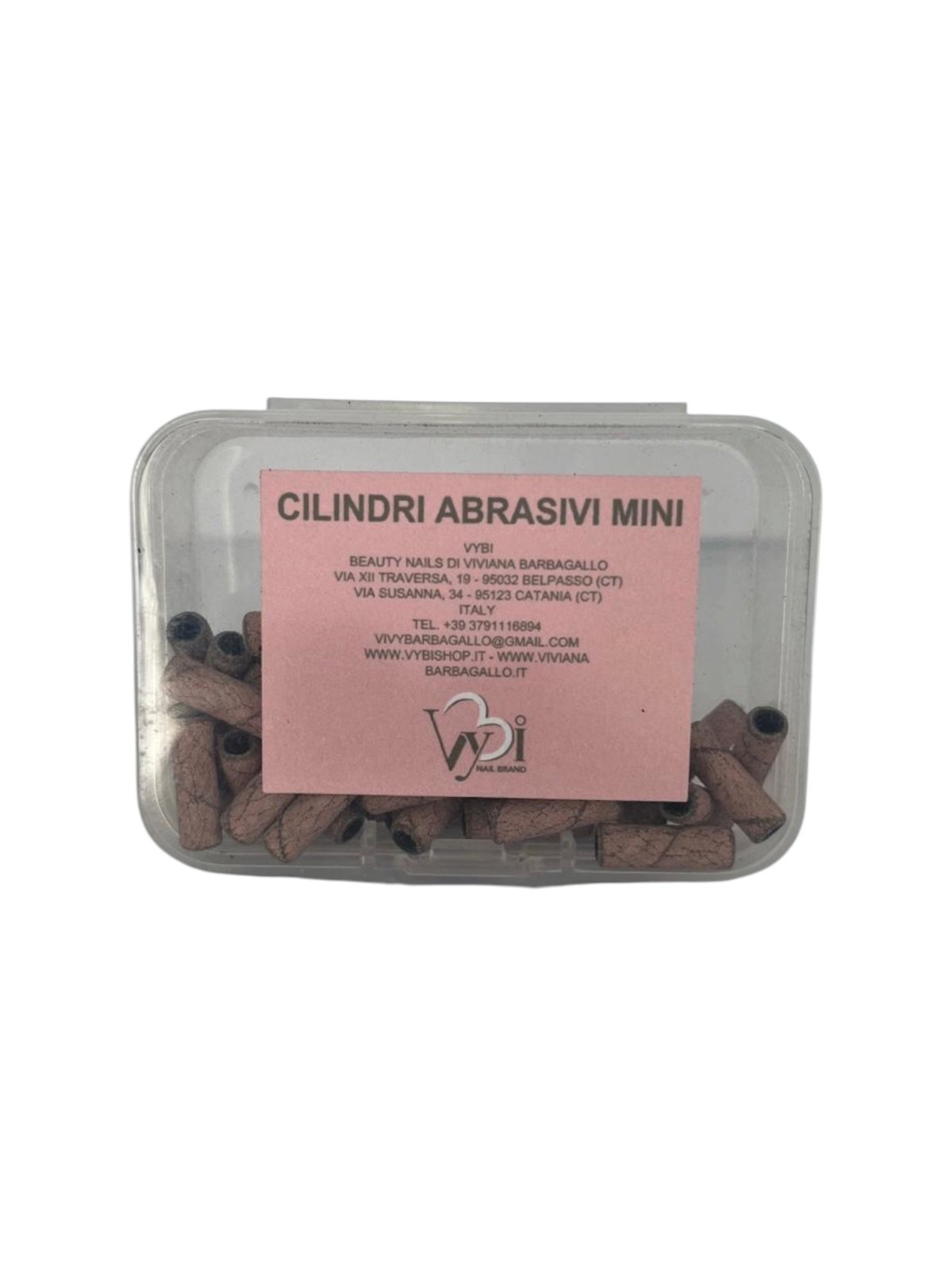 BOX 50 MINI CILINDRI ABRASIVI GRANA 180