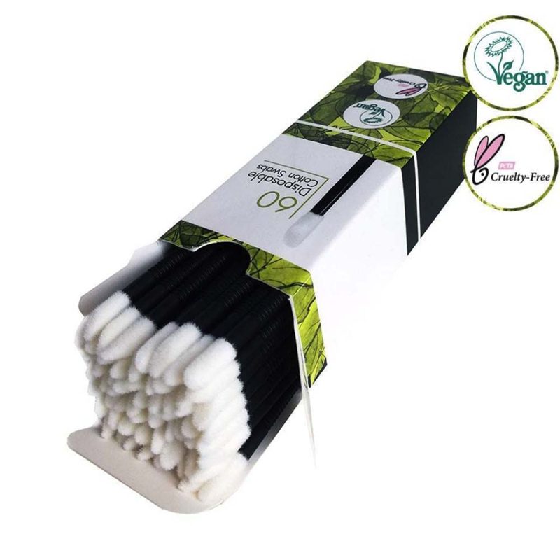 Pennelli cotone vegani monouso - 60pz