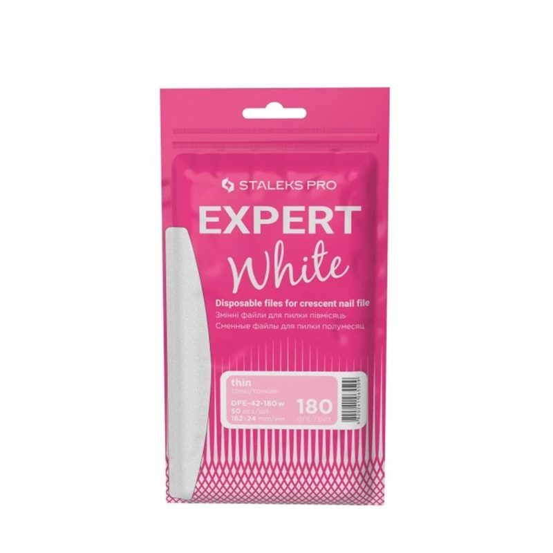 STALEKS PRO RICARICHE LIMA BIANCA MEZZALUNA ADESIVE   DFE-42