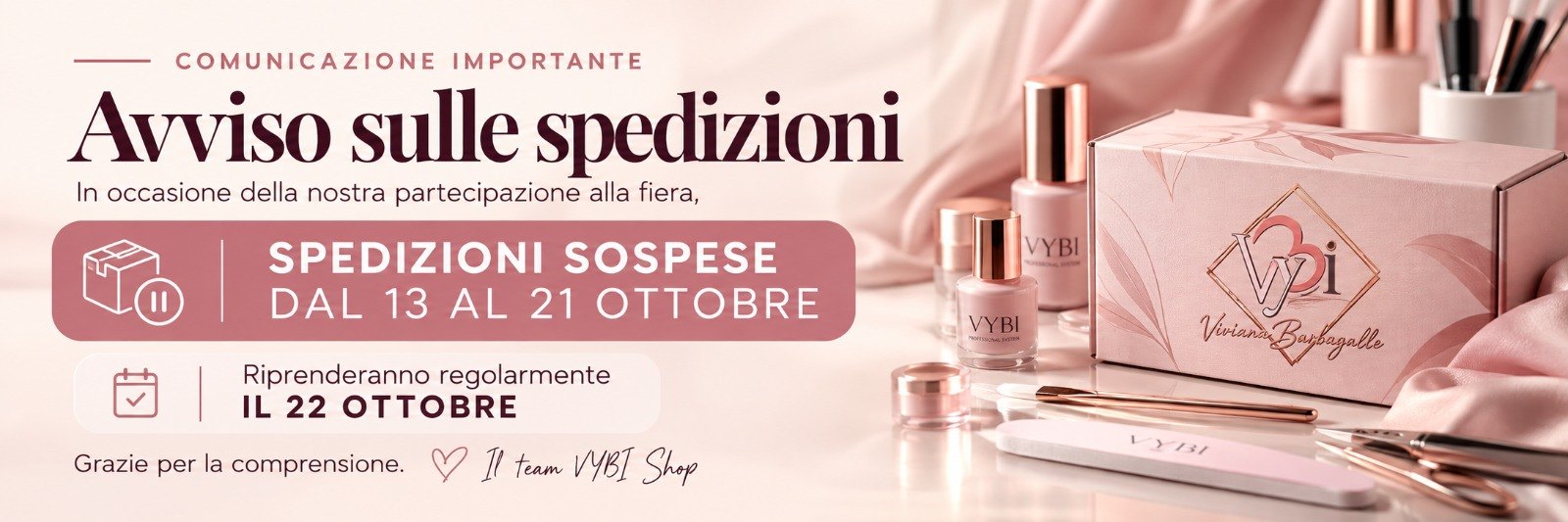 Comunicazione Vybi Shop