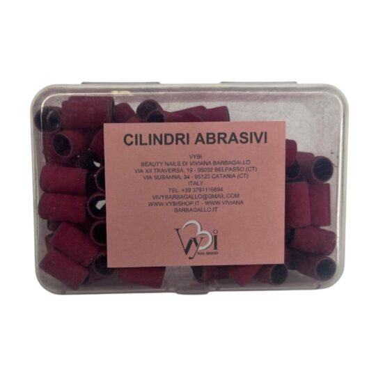 BOX 100 CILINDRI ABRASIVI GRANA 180